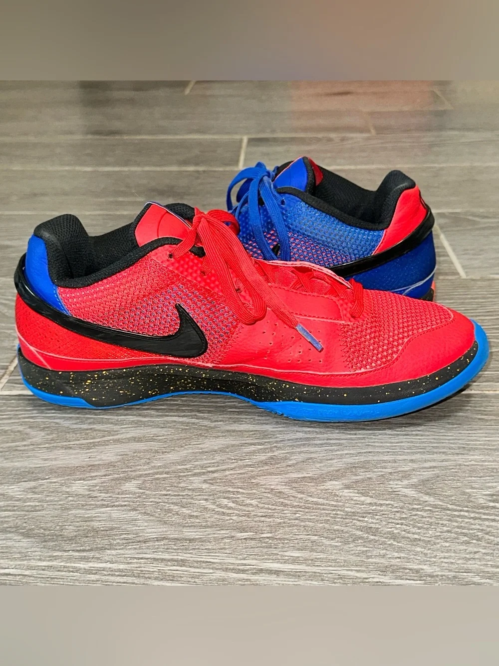Nike Ja 1 Hunger Men's 10.5 Basketball Sneakers Mismatched Streetwear Shoes